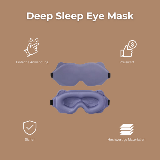 Deep Sleep Eye Mask – Die wimpernschonende Schlafmaske