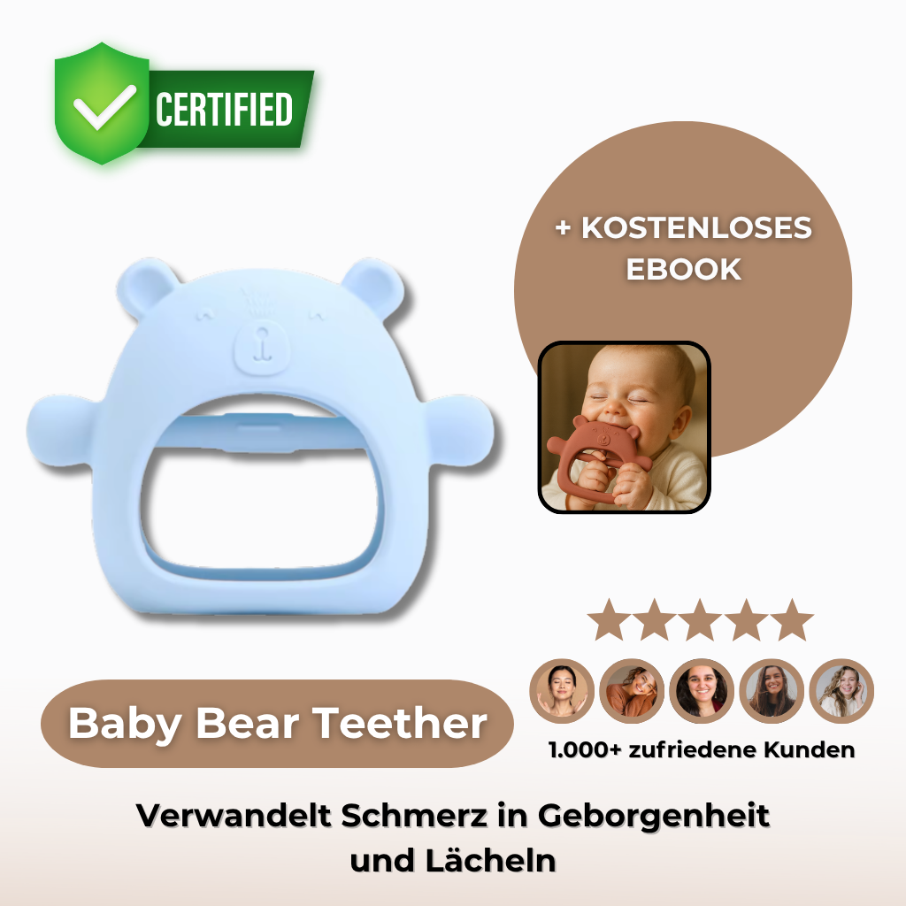 Baby Silicone Bear Teether - Der beste Begleiter für kleine Entdecker