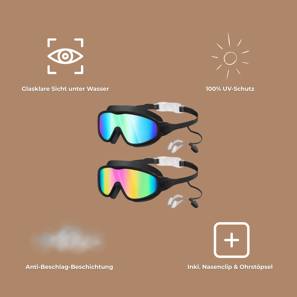 Kids WaveShield Goggles - UV Block + Anti Fog Technologie