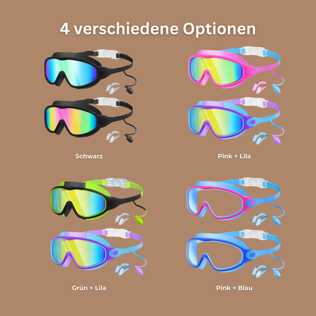 Kids WaveShield Goggles - UV Block + Anti Fog Technologie