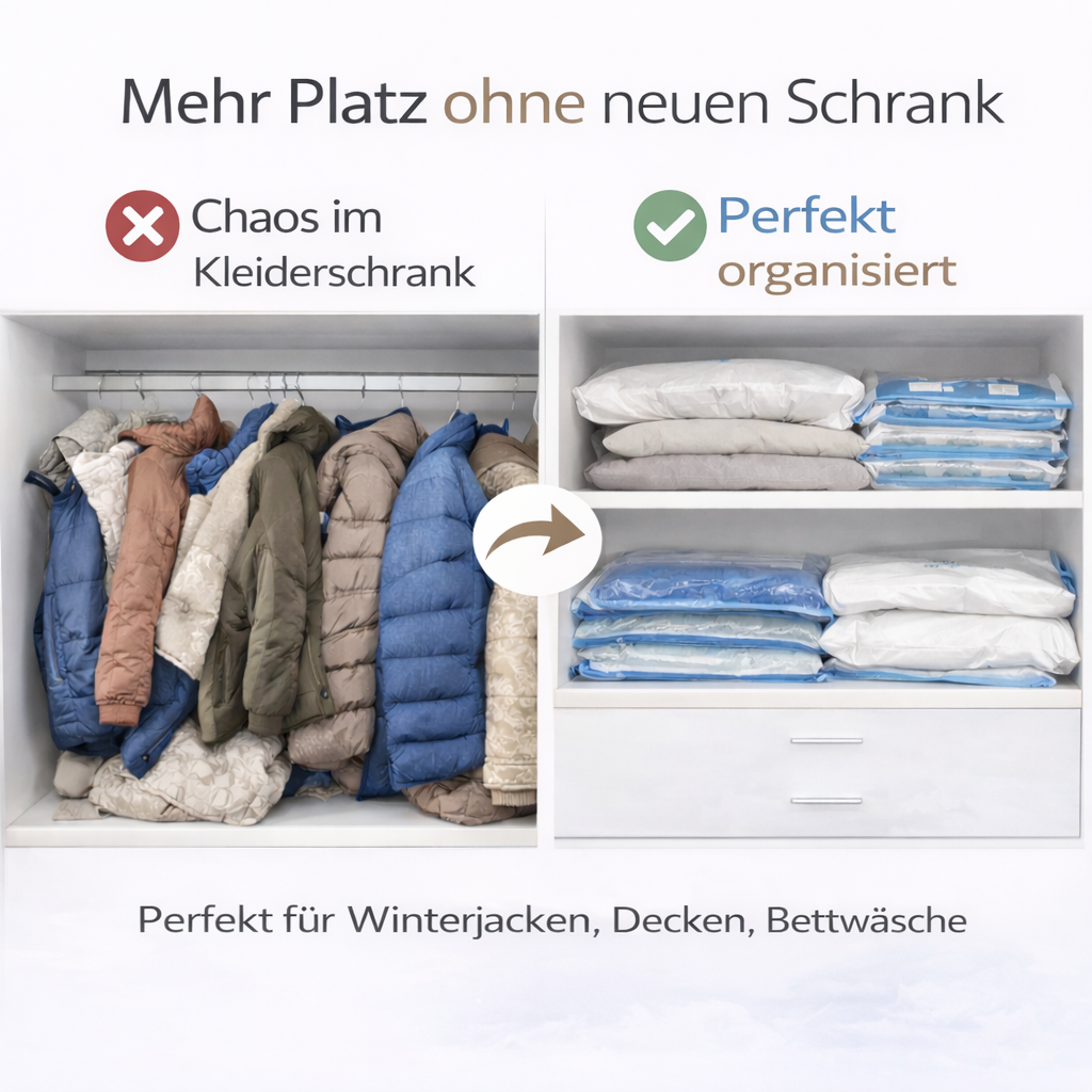 SpaceSaver-Bags 👉 Endlich passt alles in den Koffer – ohne Umpacker, ohne Stress