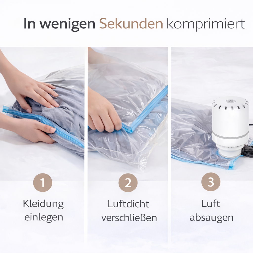 SpaceSaver-Bags 👉 Endlich passt alles in den Koffer – ohne Umpacker, ohne Stress