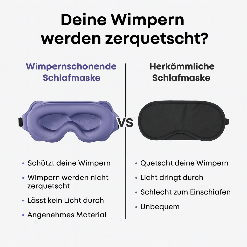 Deep Sleep Eye Mask – Die wimpernschonende Schlafmaske