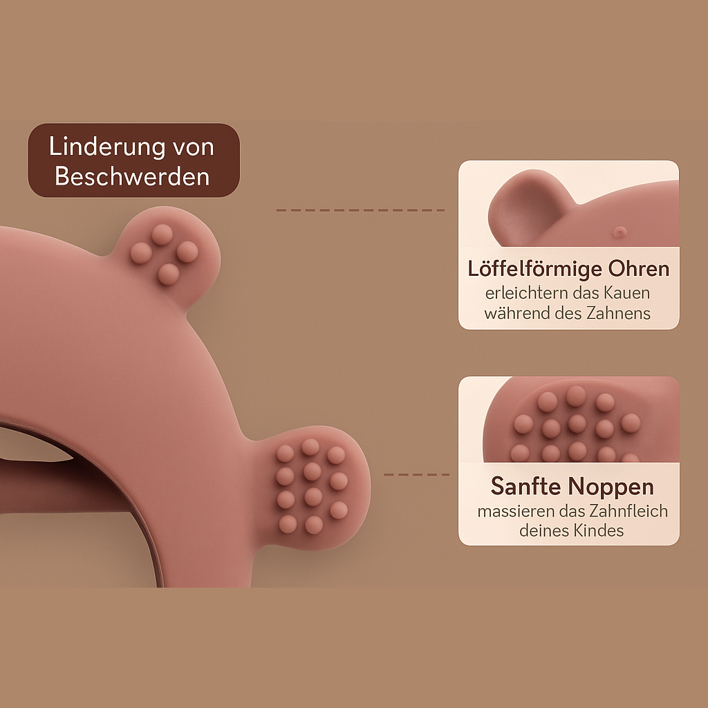 Baby Silicone Bear Teether - Der beste Begleiter für kleine Entdecker