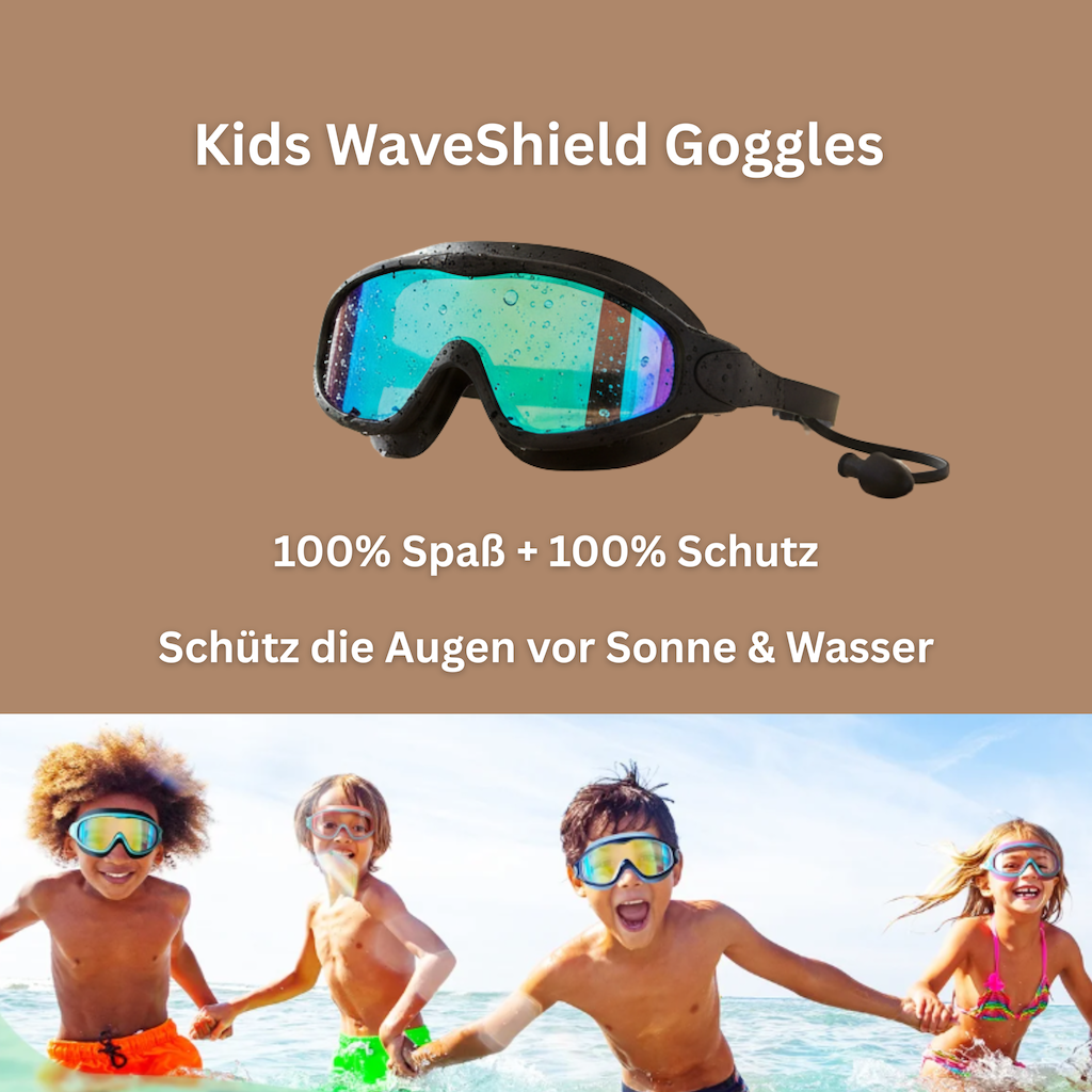 Kids WaveShield Goggles - UV Block + Anti Fog Technologie