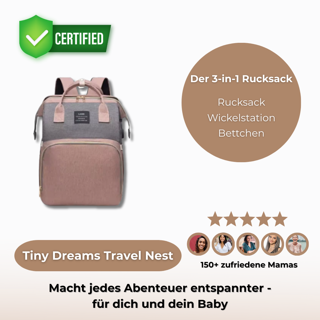 Tiny Dreams Travel Nest - Endlich stressfrei reisen mit deinem Baby