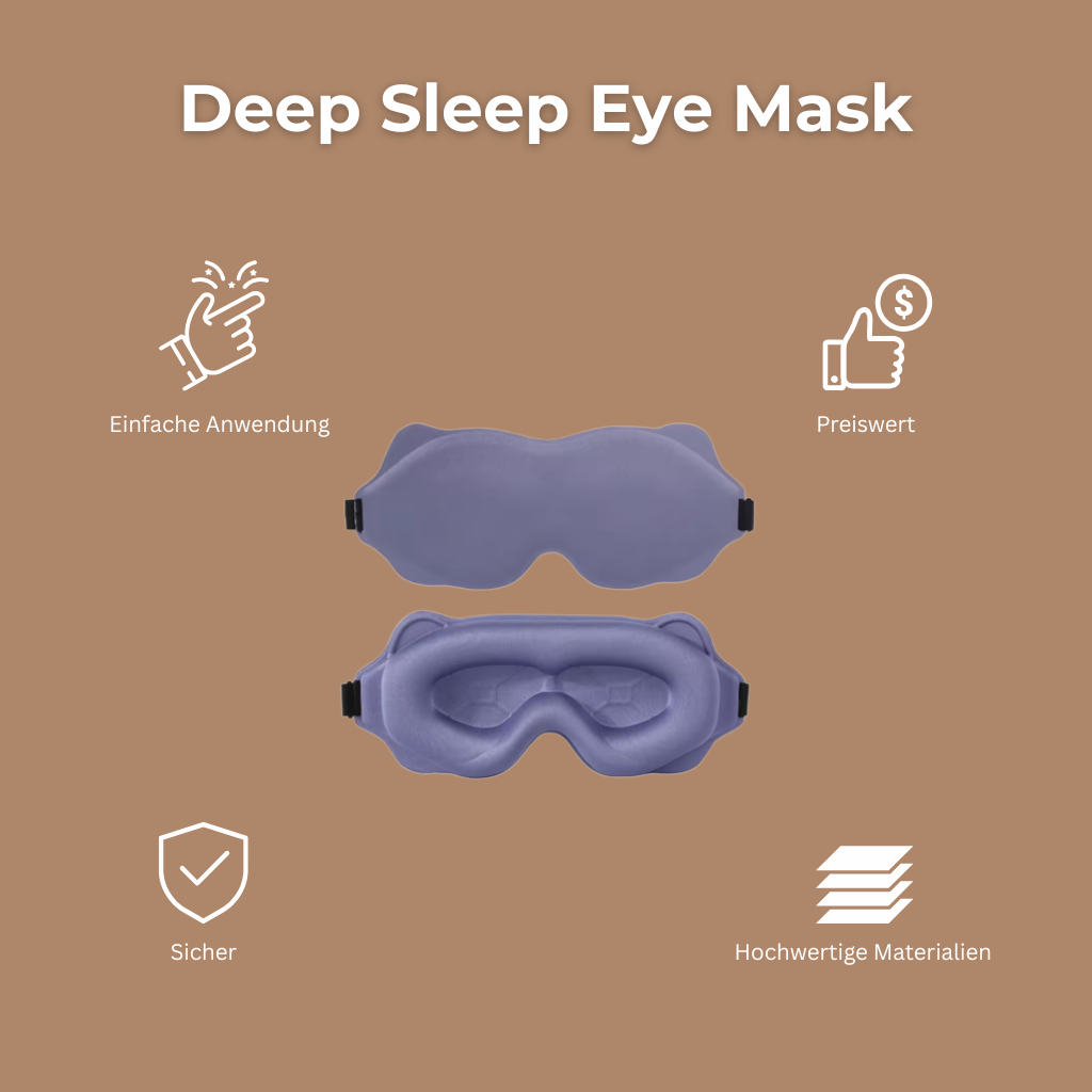 Deep Sleep Eye Mask – Die wimpernschonende Schlafmaske