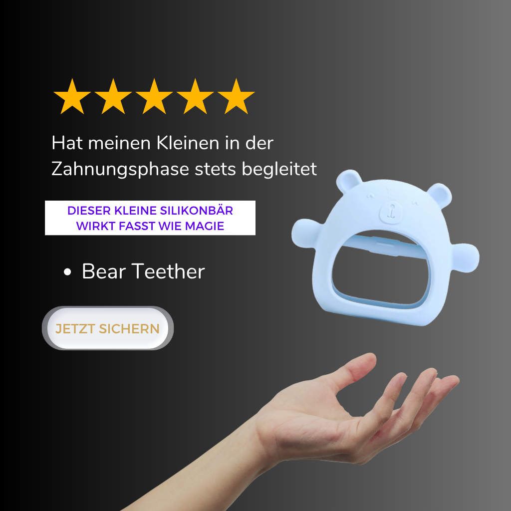 Baby Silicone Bear Teether - Der beste Begleiter für kleine Entdecker